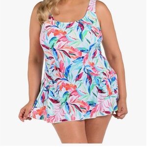 Tropical Print Women's One Piece Swimsuit
